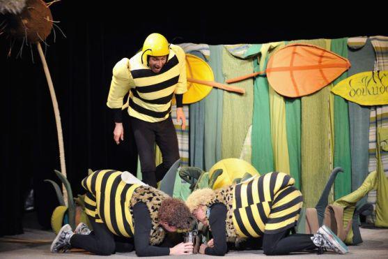 Divadelní představení včelích medvídků na fotografiích Jana Záliše