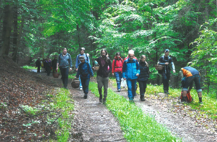 Otevírání lesa na Broumovsku aneb první osvětová akce v roce 2020 pro houbaře a mykology 