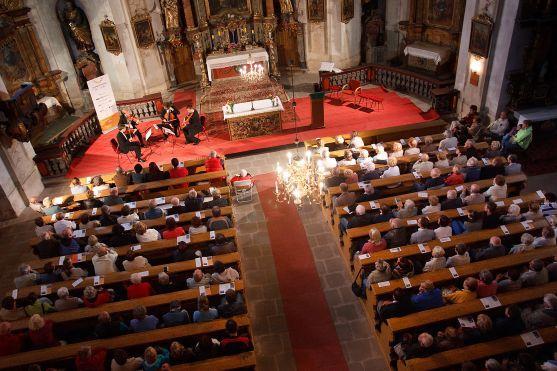 Česká televize natáčela koncert Zemlinského kvarteta v Otovicích 