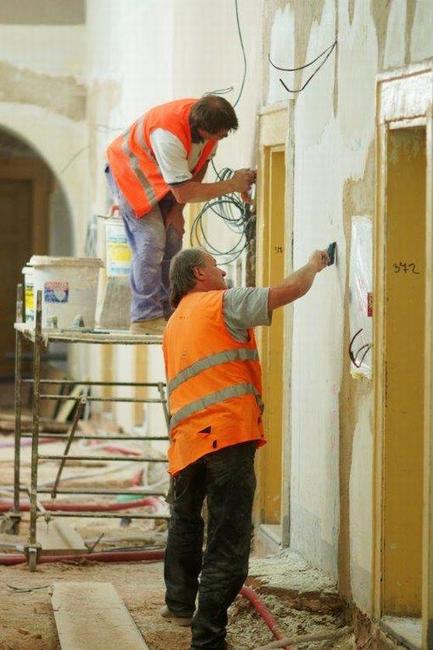 Stavební práce v broumovském klášteře finišují