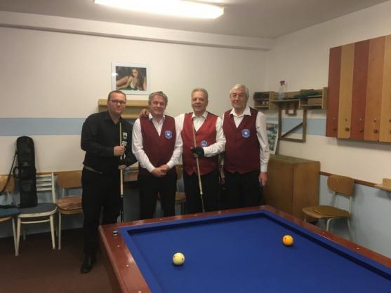Billiard club Broumov pořádal finále Mistrovství České republiky v trojbandu na malém stole
