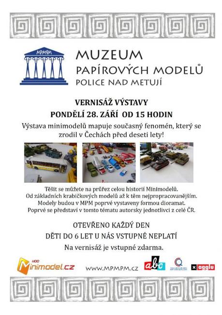 Září v Muzeu papírových modelů bude plné nových zážitků 