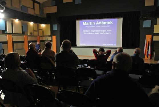 O zážitcích z cesty na lehokole napříč Polskem v infocentru vyprávěl Martin Adámek 