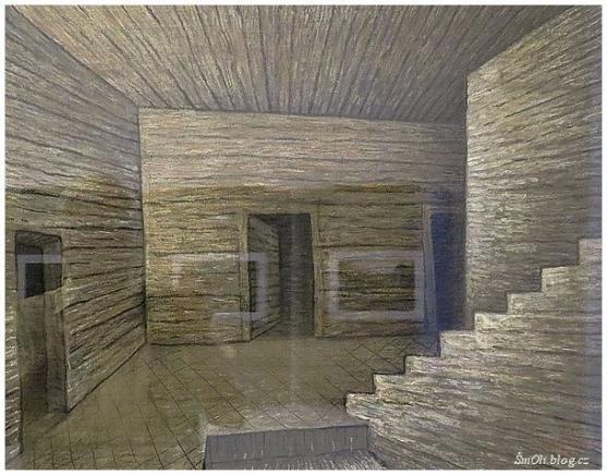 Dernisáž výstavy Jindřicha Růžičky s názvem V prostoru paměti 