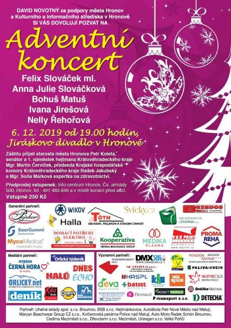 David Novotný zve na adventní koncerty