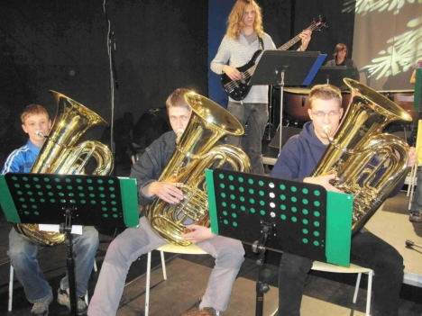 Česká televize natáčela orchestr Big Band z Police nad Metují