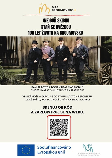 Žáci zaznamenají 100 let života na Broumovsku