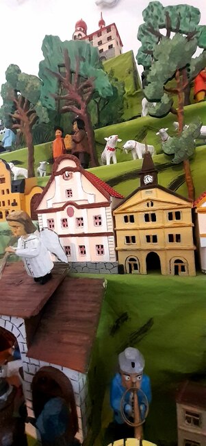 Výstava betlémů i Betlémské světlo na zámku Adršpach