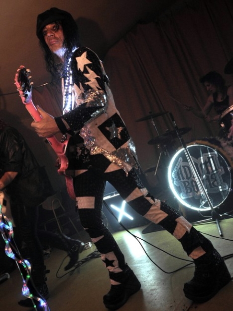 Americký rocker Adam Bomb hrál v Šonově