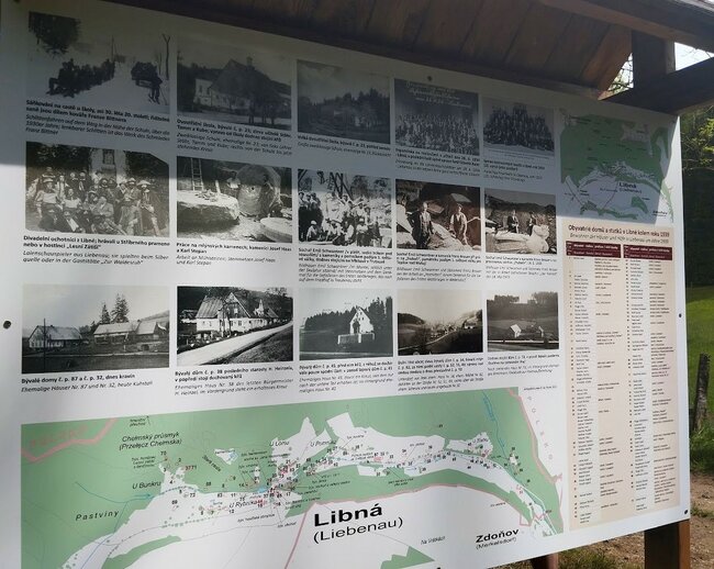 Nové informační tabule připomínají historii zaniklé obce Libná