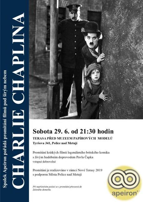 Police Symphony Orchestra a Charlie Chaplin v Polici nad Metují