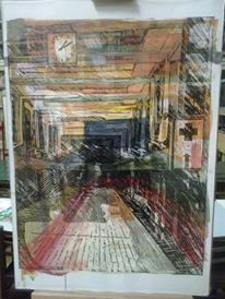 V Zeleném domečku v Polici nad Metují představí svoji tvorbu mladý výtvarník Lukáš Cinkanič