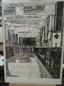 V Zeleném domečku v Polici nad Metují představí svoji tvorbu mladý výtvarník Lukáš Cinkanič