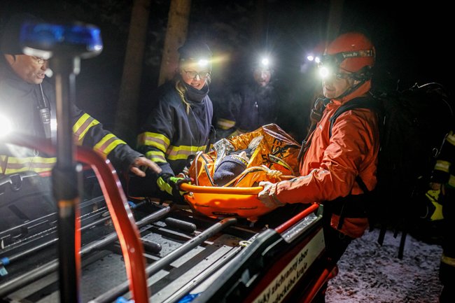 Záchranáři nacvičovali ve Vlčí rokli