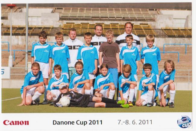 Náchodský fotbalový výběr žáků obsadil 7. místo v celostátním finále Danone cupu v Praze