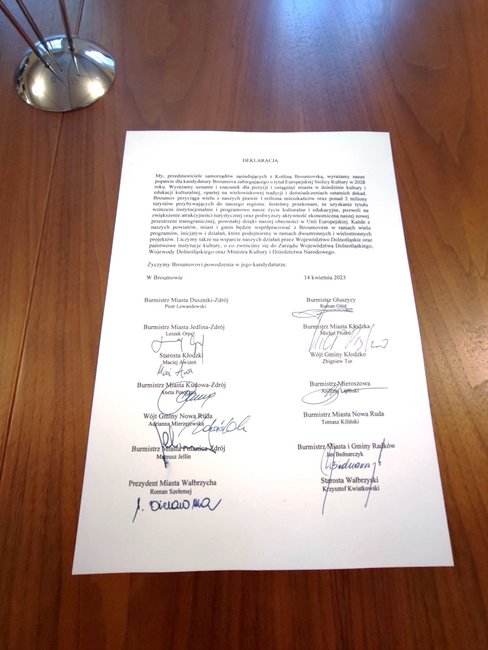 Česko-polská spolupráce při podpoře Broumova pokračuje