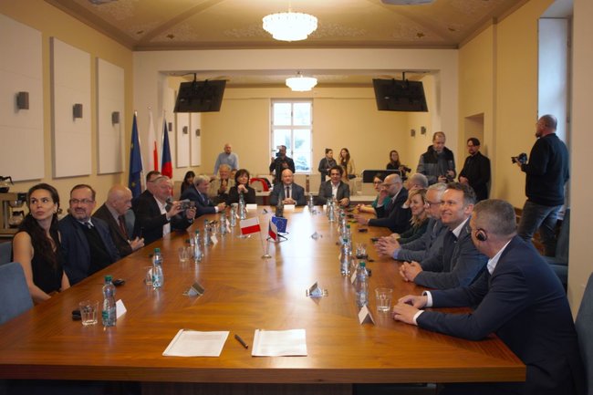 Česko-polská spolupráce při podpoře Broumova pokračuje
