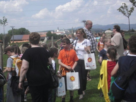 Děti ze základní školy v polské Nové Rudě na výletě v Broumově