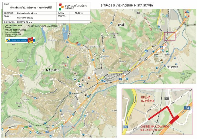 Náchod čekají od poloviny března dlouhé kolony