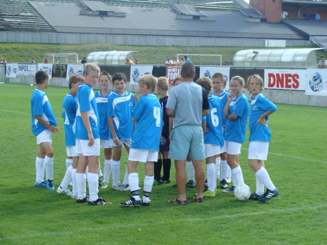 Náchodský fotbalový výběr žáků obsadil 7. místo v celostátním finále Danone cupu v Praze