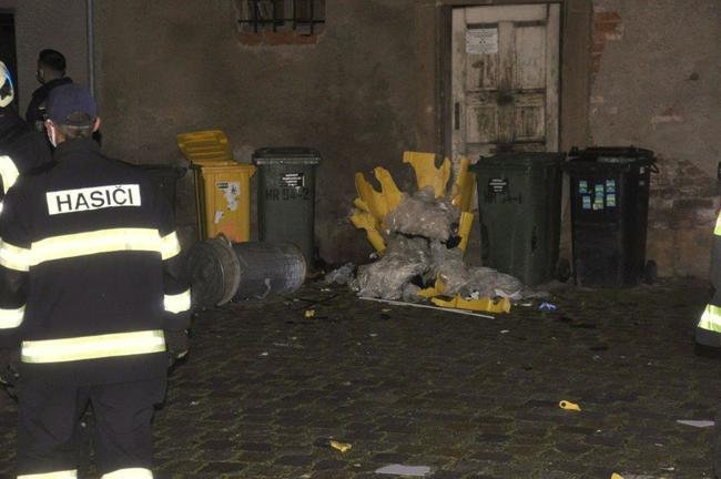 Výbuch v centru Broumova