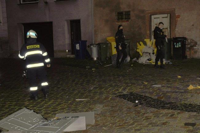 Výbuch v centru Broumova