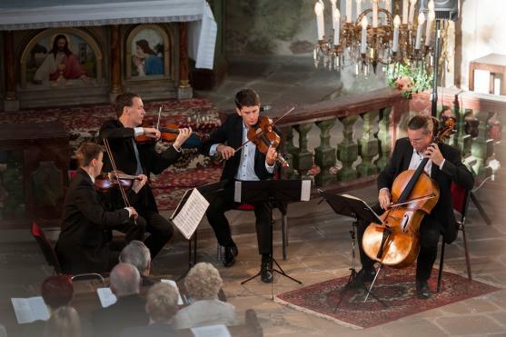 Špičkové Bennewitzovo kvarteto okouzlilo publikum na třetím koncertu festivalu Za poklady Broumovska