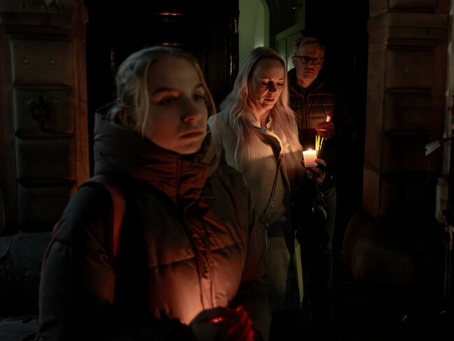 OBRAZEM: Oslava 17. listopadu na Broumovsku