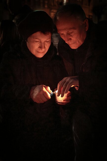 OBRAZEM: Oslava 17. listopadu na Broumovsku