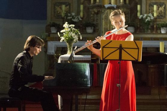 Na druhém koncertu festivalu Za poklady Broumovska vystoupilo Duo du Rêve