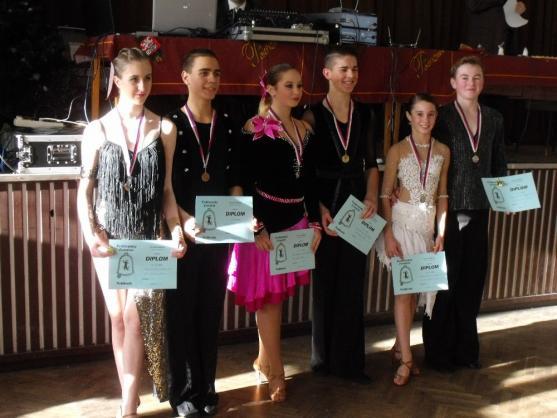 Broumovští tanečníci společenského tance sourozenci Jindřich a Štěpánka Novotní mají za sebou úspěšnou sezónu