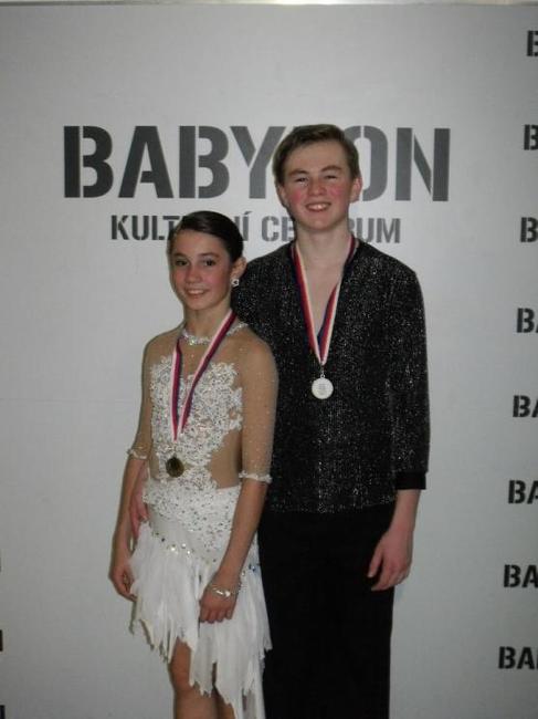 Broumovští tanečníci společenského tance sourozenci Jindřich a Štěpánka Novotní mají za sebou úspěšnou sezónu