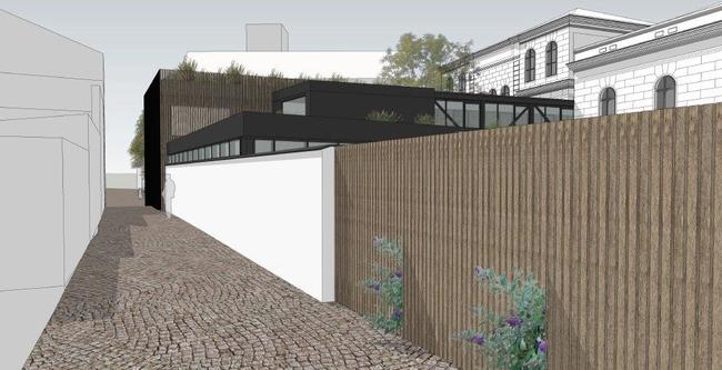 Vítězný architektonický návrh na rekonstrukci domu na Kostelním náměstí 