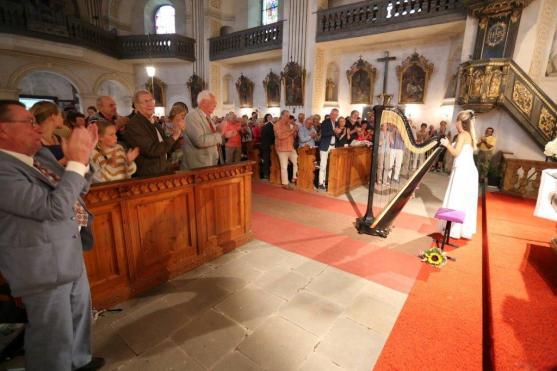 Ruprechtický kostel rozezněla harfa Kateřiny Englichové