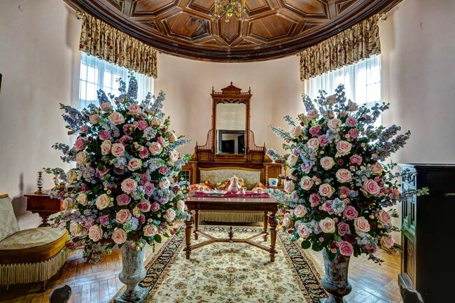 Začíná fantastická přehlídka květin na zámku Książ