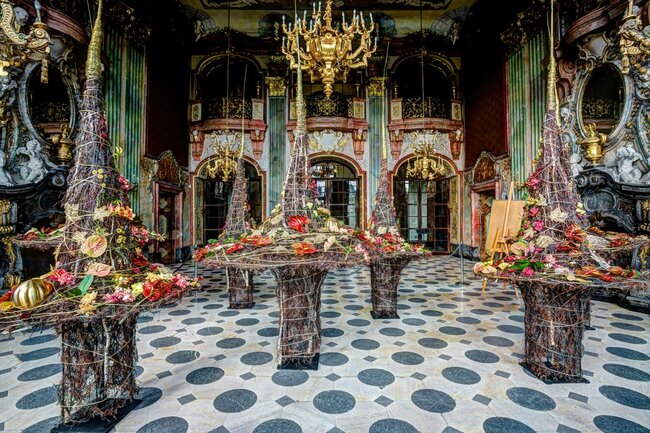 Začíná fantastická přehlídka květin na zámku Książ