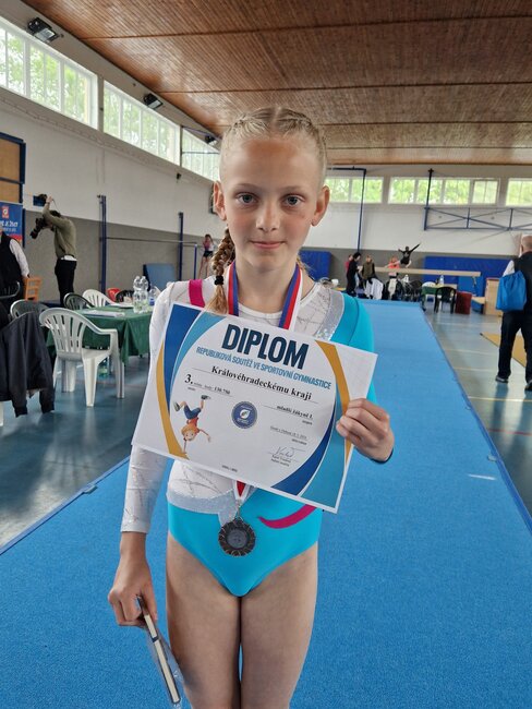 Nová hvězda broumovské gymnastiky