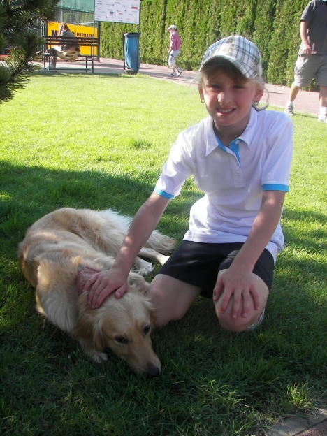 Hana Dušková z Broumova je na cestě k velké tenisové kariéře 