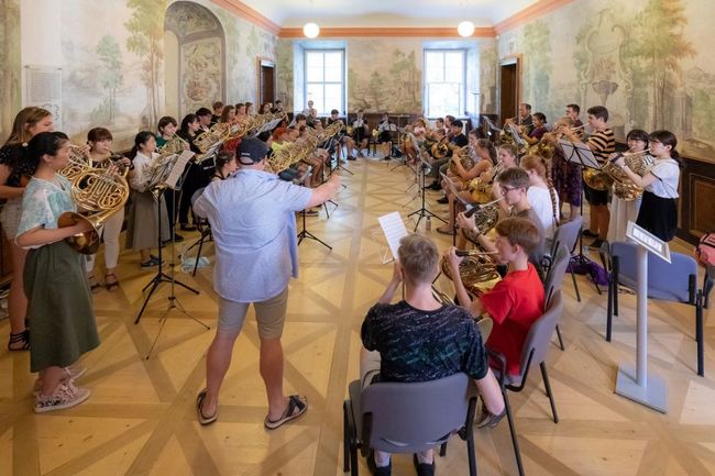 Letní hornové kurzy vyvrcholily sedmým koncertem festivalu Za poklady Broumovska
