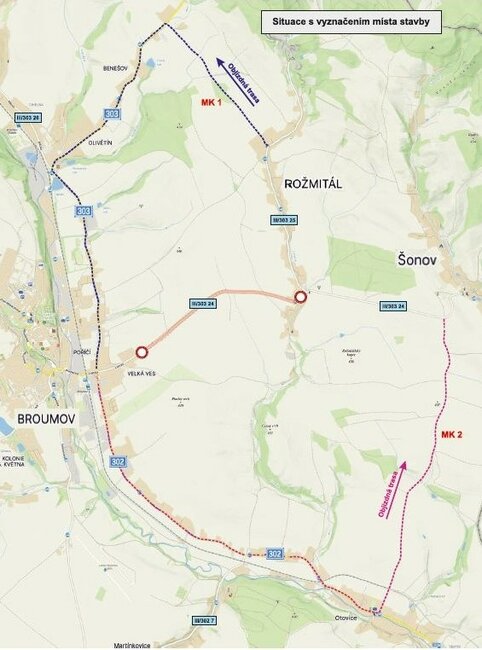 Silnice do Rožmitálu se uzavře kvůli opravě