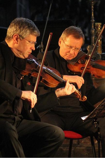 Pražákovo kvarteto vystoupilo v klášterním kostele sv. Vojtěcha v Broumově