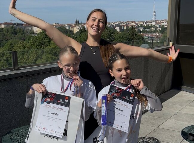 V prestižní soutěži tančily jako o život a bronz je jejich
