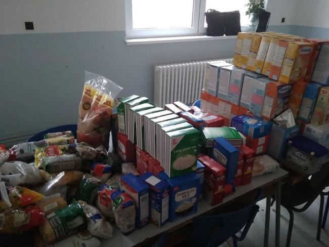 Poděkování za potravinovou sbírku