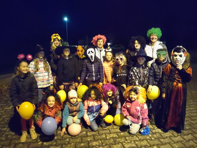 Haloweenská gymnastika