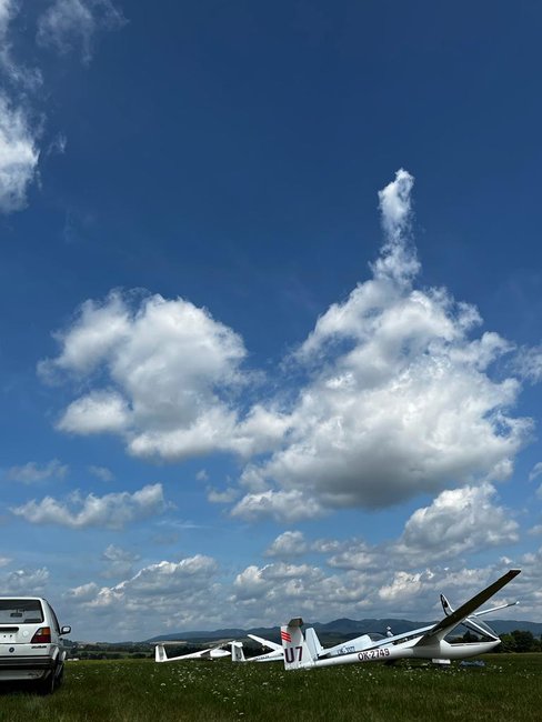 Kolik vzletů, tolik přistání na broumovském letišti