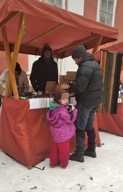 Adventní trh v klášteře přilákal velké množství lidí