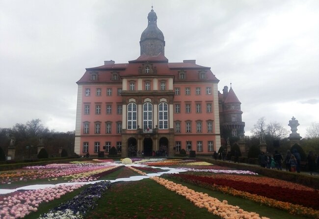 Začíná fantastická přehlídka květin na zámku Książ