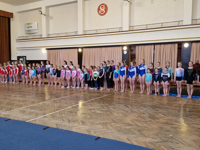 Talentované gymnastky z Broumova