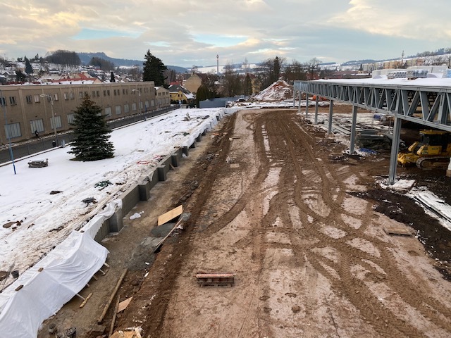 Petr Hauk: „Motiv fasády nové haly je inspirovaný místní krajinou.“