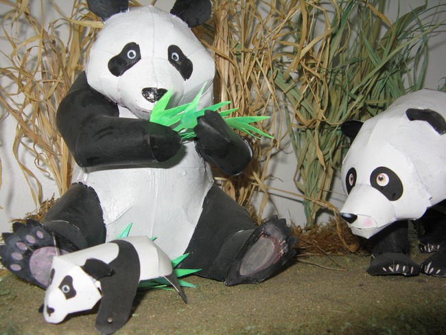V Muzeu papírových modelů tento měsíc uvidíte pandu 